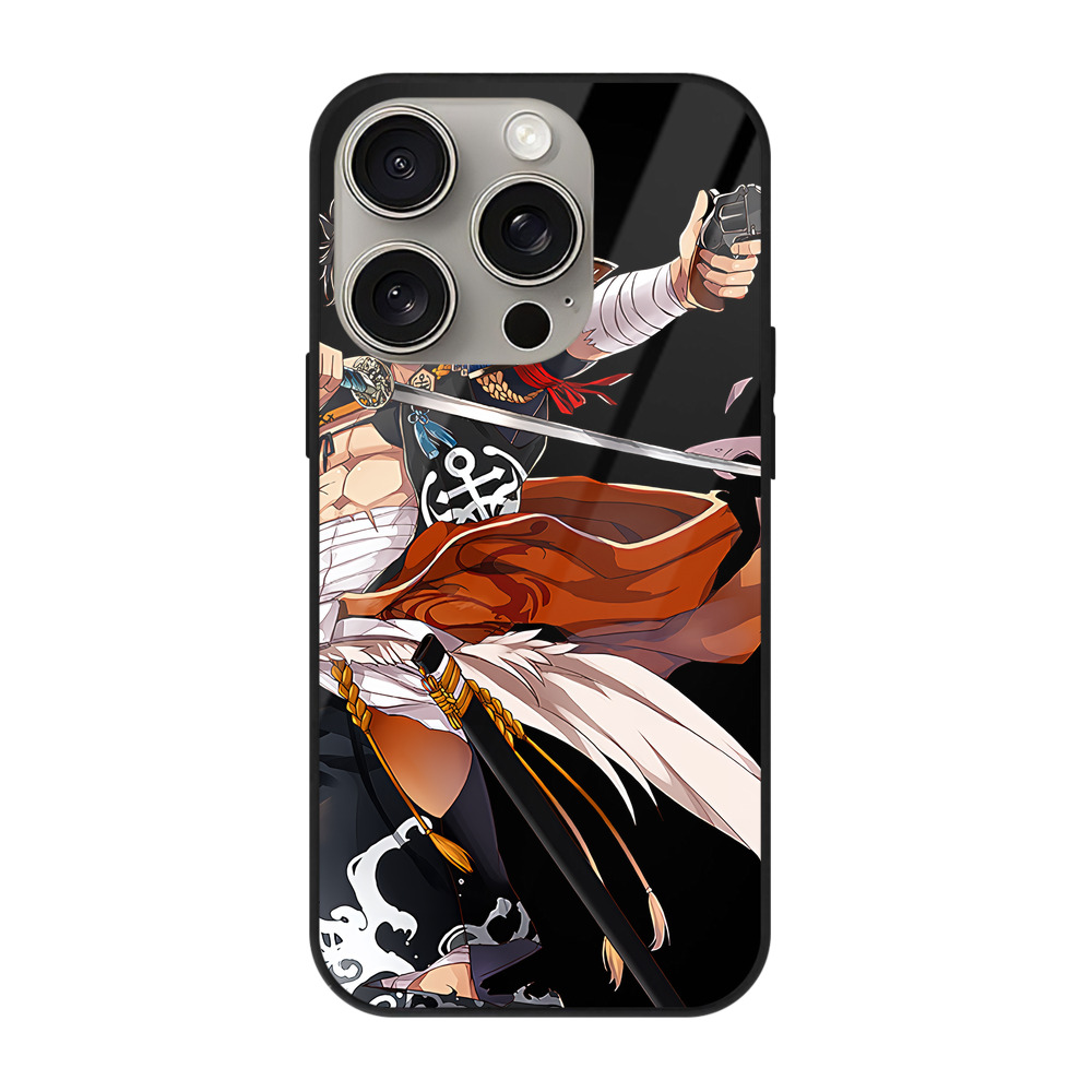 （画像用） 刀剣乱舞 Touken Ranbu 【iPhone15Pro対応】スマホケース 耐衝撃＆黄変防止 背面ガラス