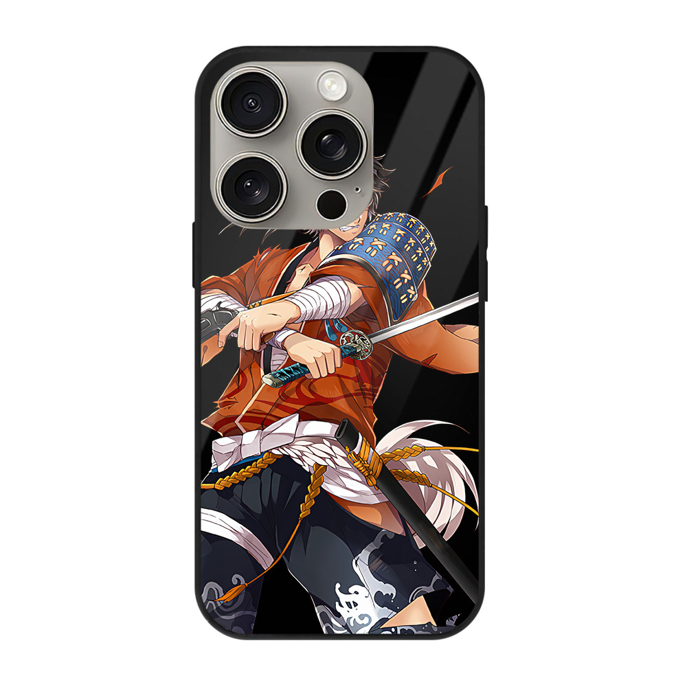 （画像用） 刀剣乱舞 Touken Ranbu 【iPhone15Pro対応】スマホケース 耐衝撃＆黄変防止 背面ガラス