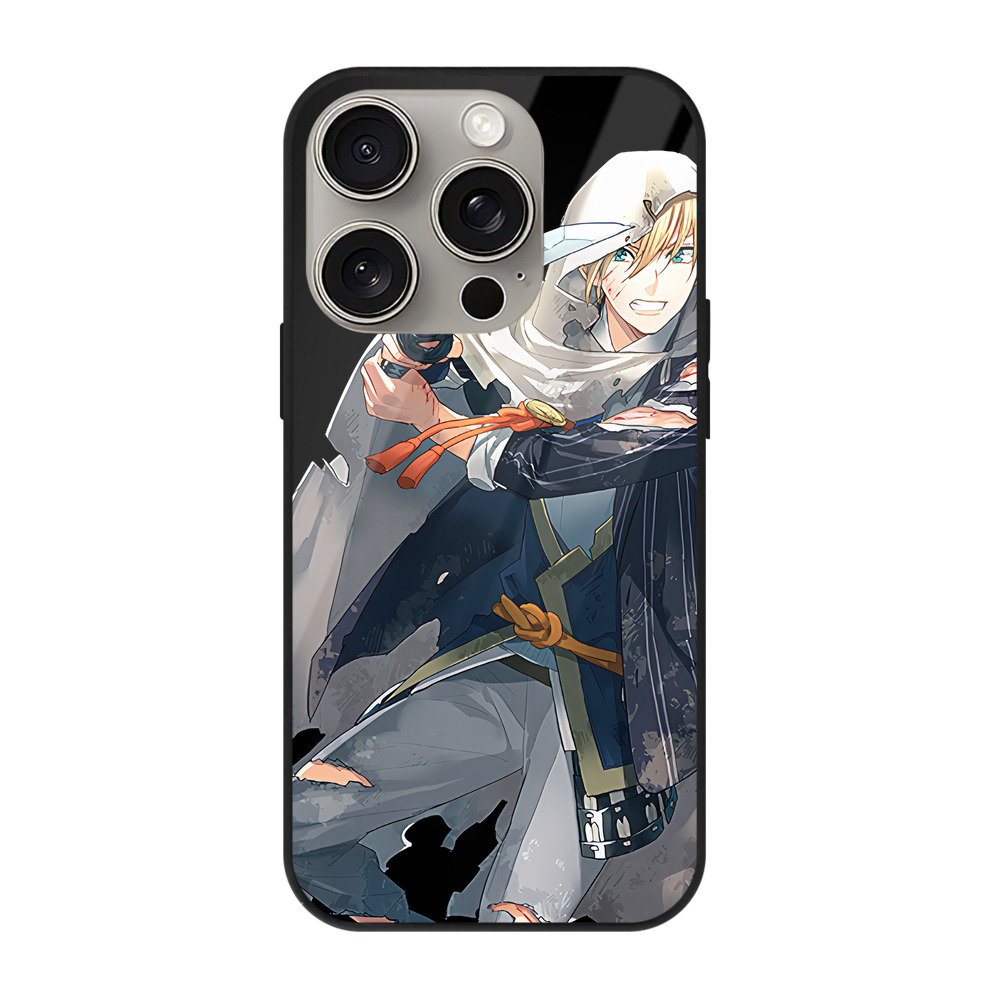 （画像用） 刀剣乱舞 Touken Ranbu 【iPhone15Pro対応】スマホケース 耐衝撃＆黄変防止 背面ガラス