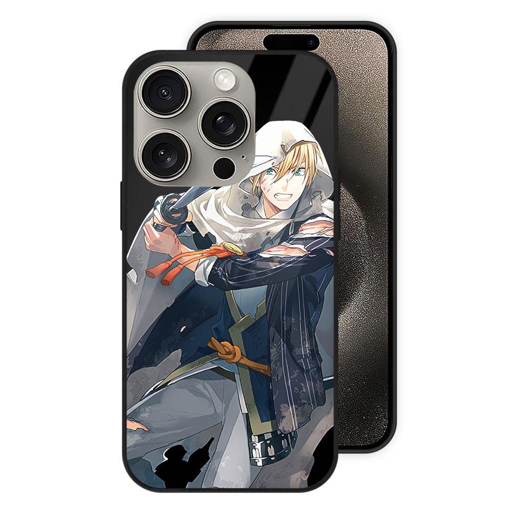 （画像用） 刀剣乱舞 Touken Ranbu 【iPhone15Pro対応】スマホケース 耐衝撃＆黄変防止 背面ガラス