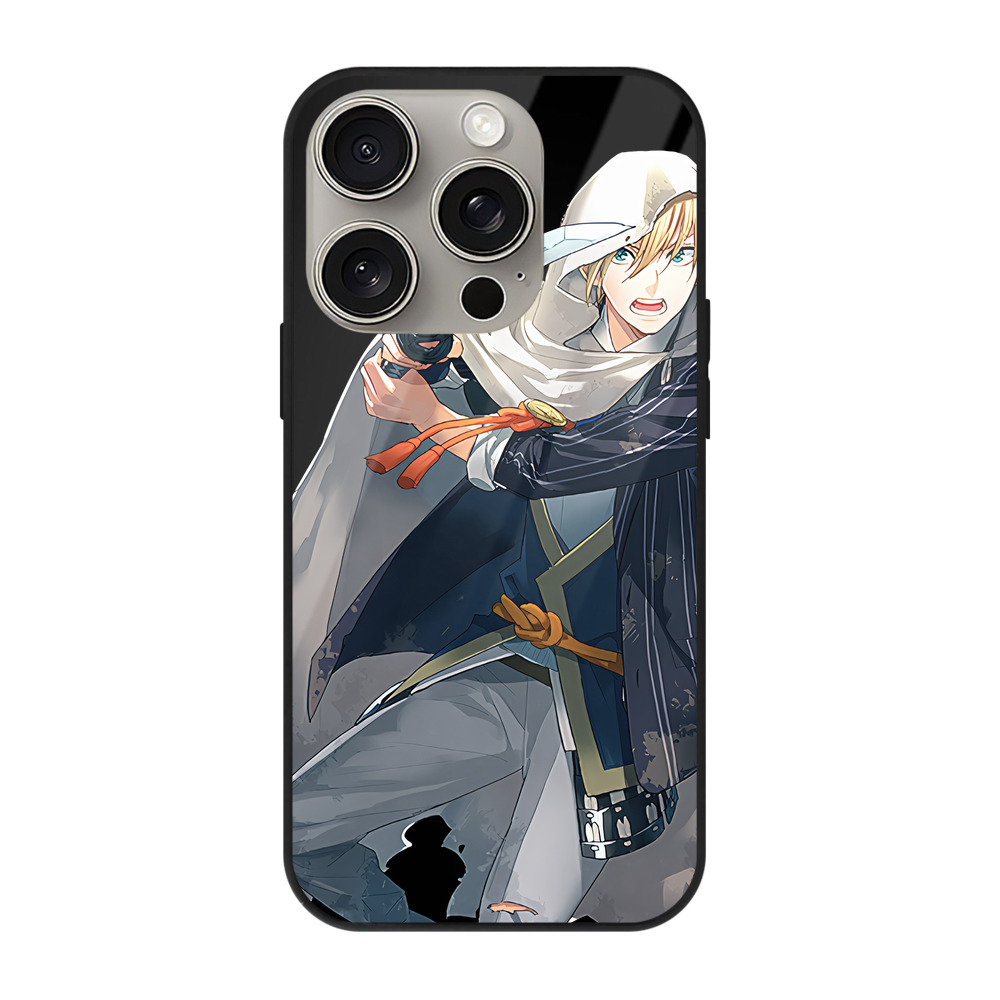 （画像用） 刀剣乱舞 Touken Ranbu 【iPhone15Pro対応】スマホケース 耐衝撃＆黄変防止 背面ガラス