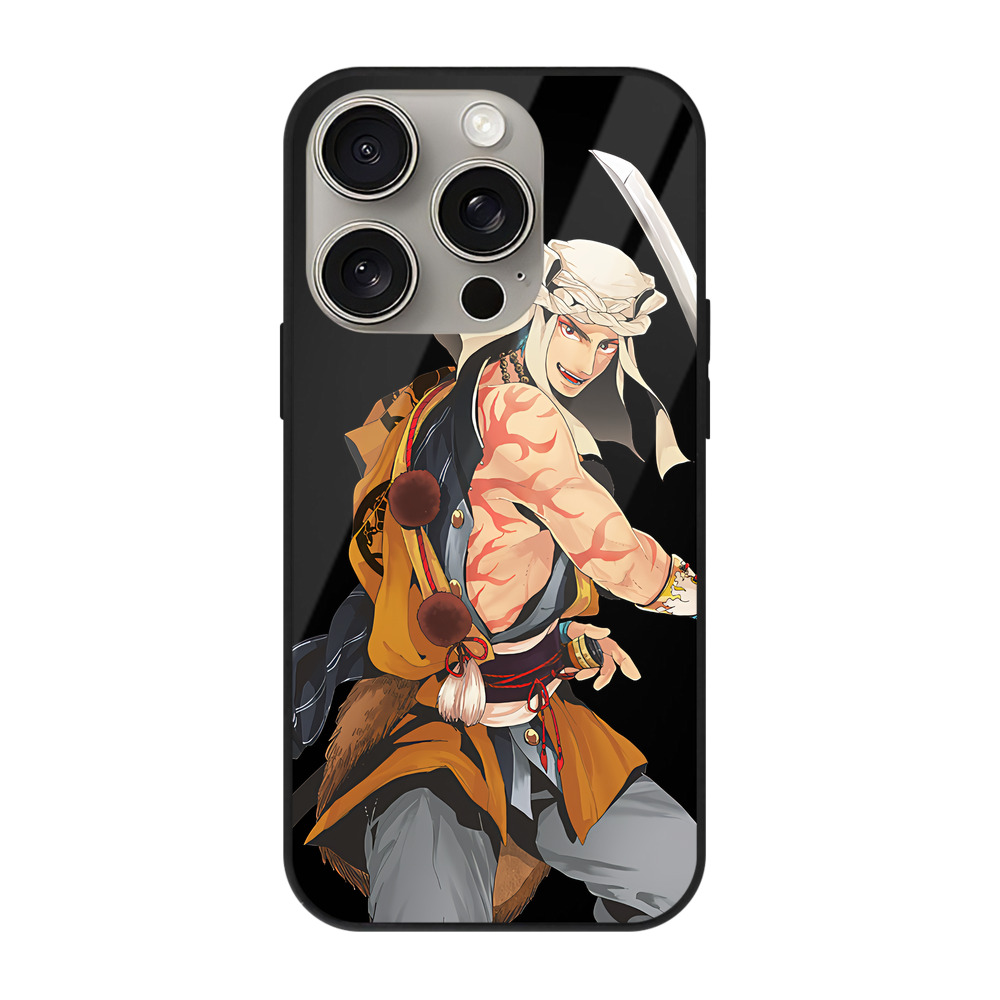 （画像用） 刀剣乱舞 Touken Ranbu 【iPhone15Pro対応】スマホケース 耐衝撃＆黄変防止 背面ガラス