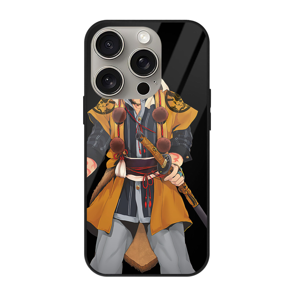 （画像用） 刀剣乱舞 Touken Ranbu 【iPhone15Pro対応】スマホケース 耐衝撃＆黄変防止 背面ガラス