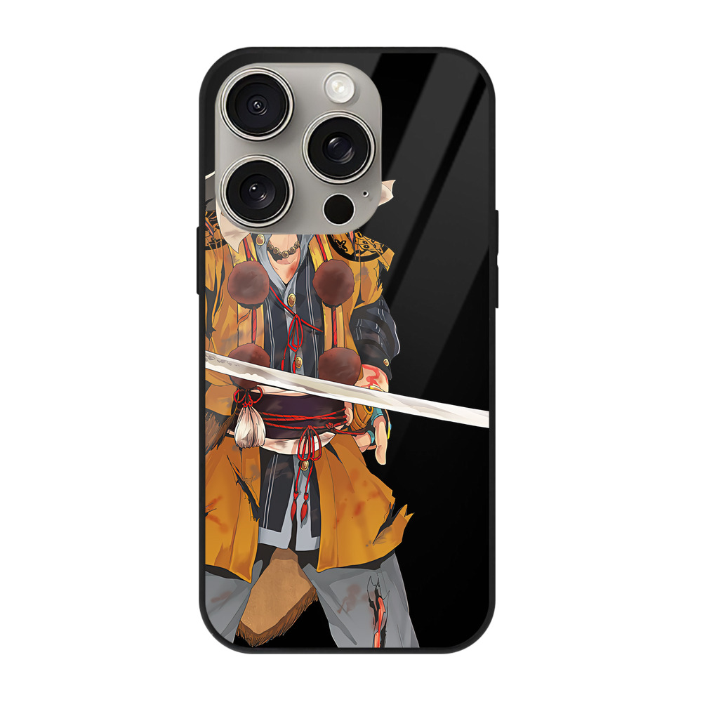 （画像用） 刀剣乱舞 Touken Ranbu 【iPhone15Pro対応】スマホケース 耐衝撃＆黄変防止 背面ガラス