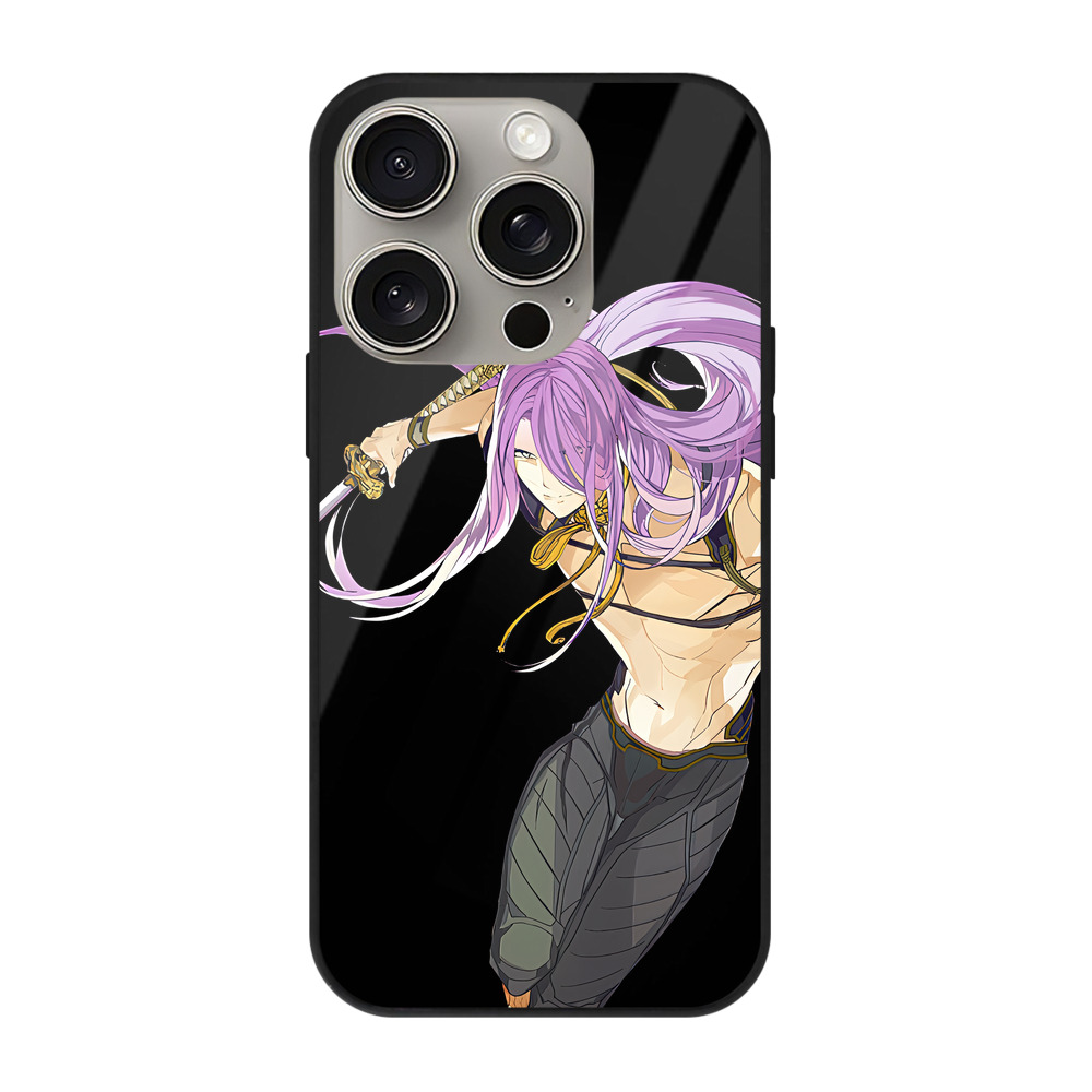 （画像用） 刀剣乱舞 Touken Ranbu 【iPhone15Pro対応】スマホケース 耐衝撃＆黄変防止 背面ガラス