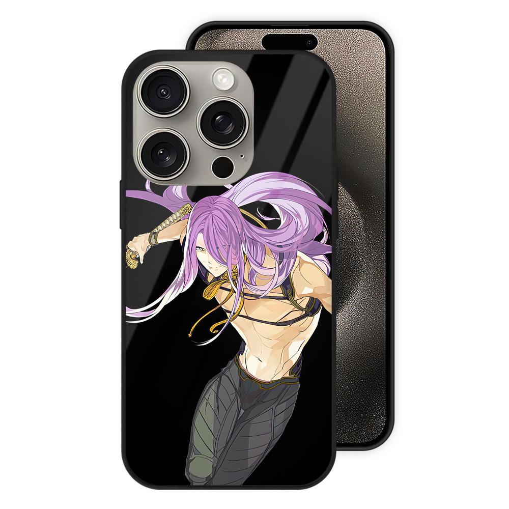 （画像用） 刀剣乱舞 Touken Ranbu 【iPhone15Pro対応】スマホケース 耐衝撃＆黄変防止 背面ガラス