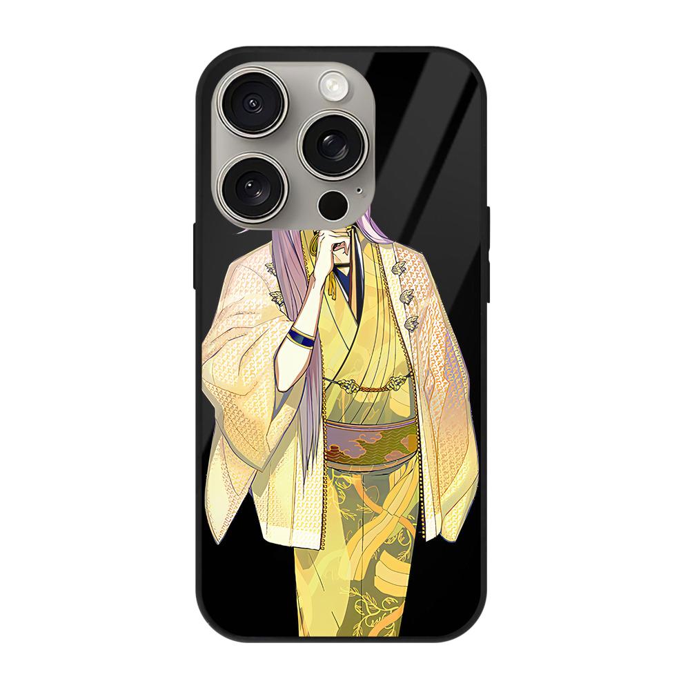 （画像用） 刀剣乱舞 Touken Ranbu 【iPhone15Pro対応】スマホケース 耐衝撃＆黄変防止 背面ガラス