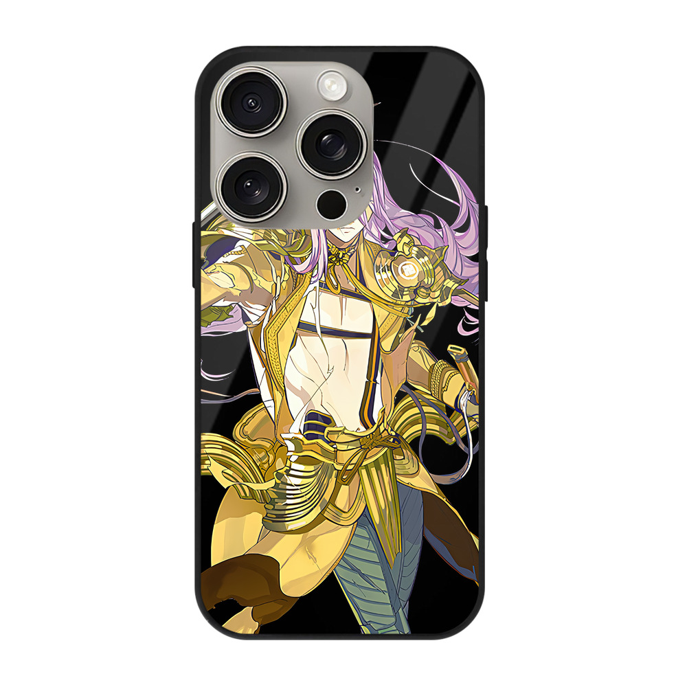 （画像用） 刀剣乱舞 Touken Ranbu 【iPhone15Pro対応】スマホケース 耐衝撃＆黄変防止 背面ガラス