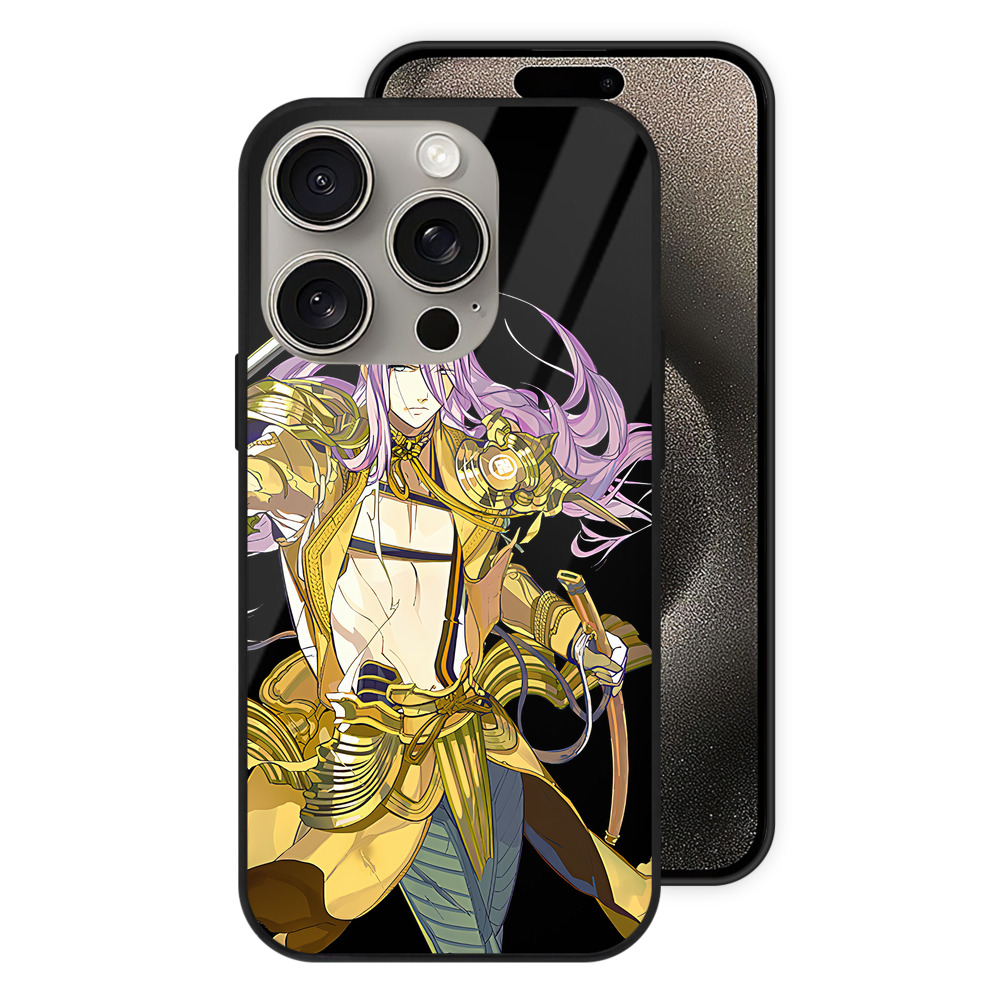 （画像用） 刀剣乱舞 Touken Ranbu 【iPhone15Pro対応】スマホケース 耐衝撃＆黄変防止 背面ガラス