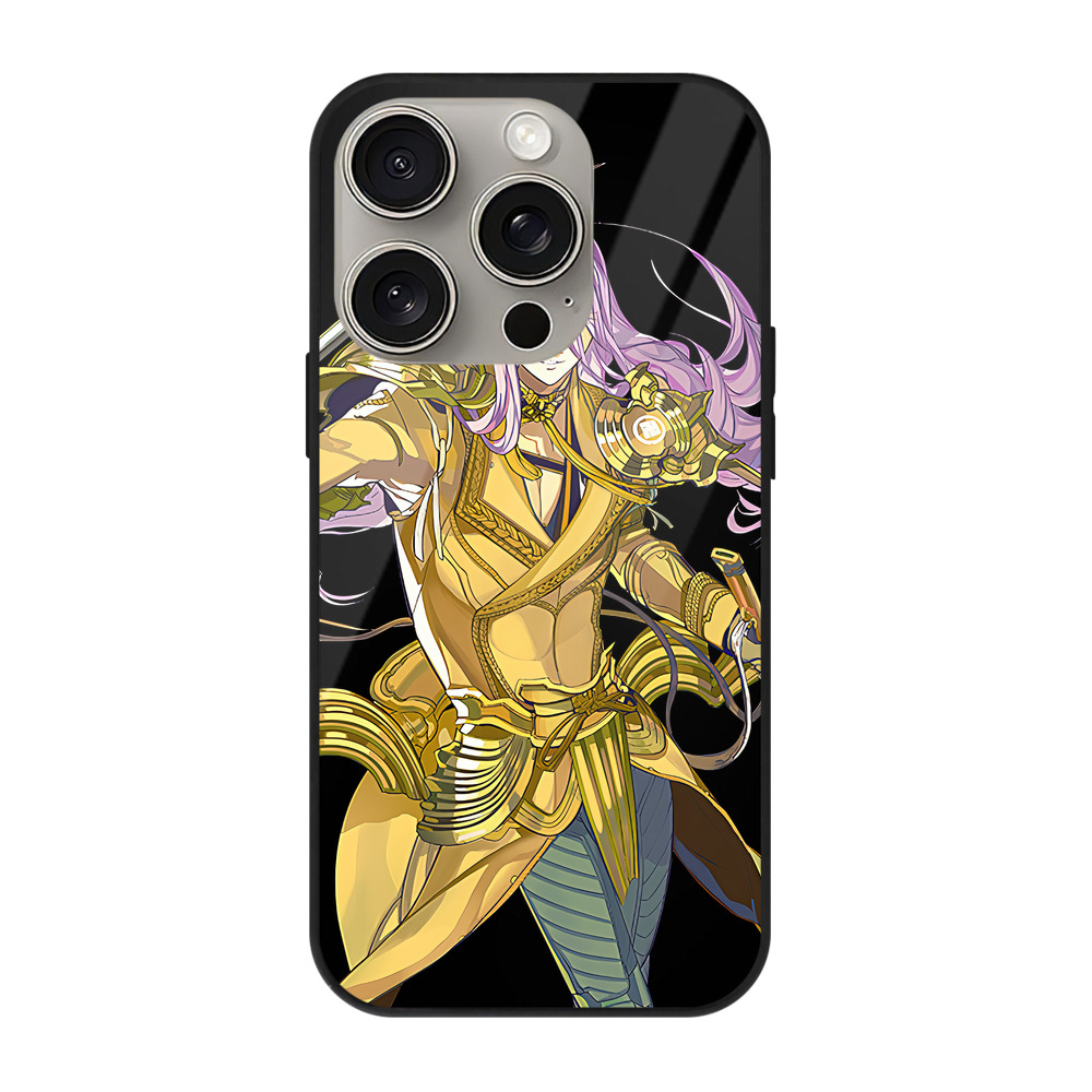 （画像用） 刀剣乱舞 Touken Ranbu 【iPhone15Pro対応】スマホケース 耐衝撃＆黄変防止 背面ガラス