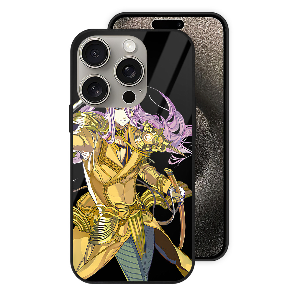 （画像用） 刀剣乱舞 Touken Ranbu 【iPhone15Pro対応】スマホケース 耐衝撃＆黄変防止 背面ガラス