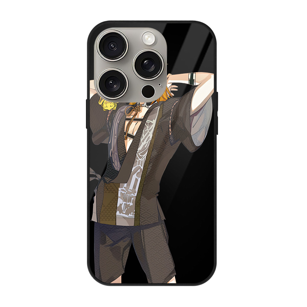 （画像用） 刀剣乱舞 Touken Ranbu 【iPhone15Pro対応】スマホケース 耐衝撃＆黄変防止 背面ガラス