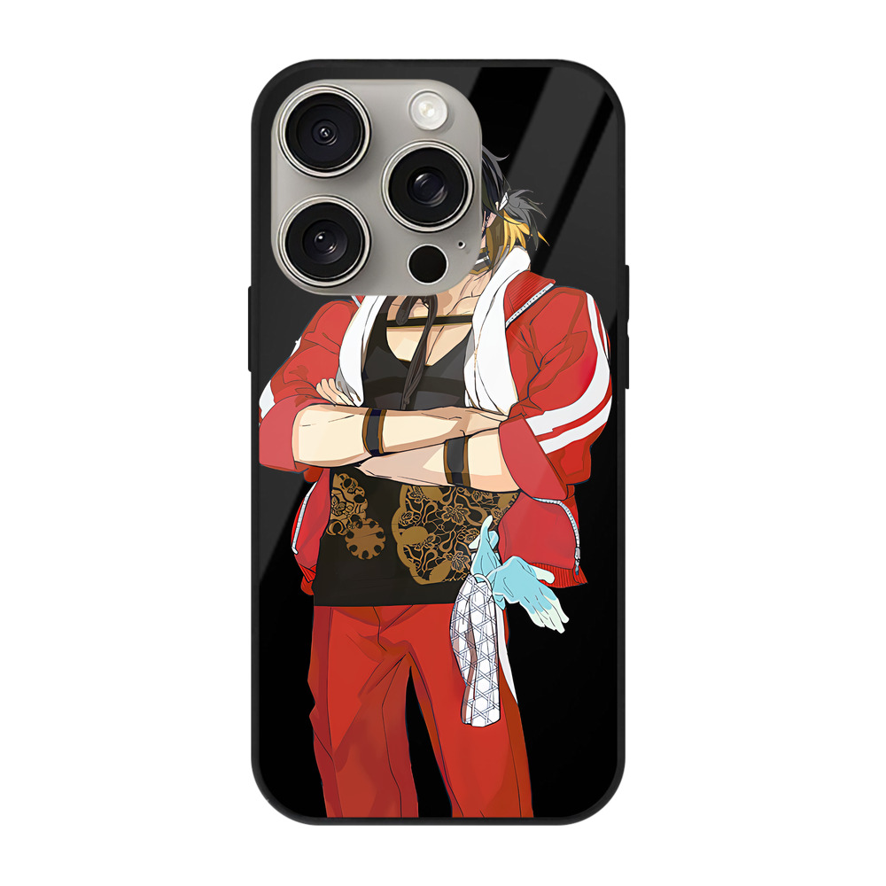 （画像用） 刀剣乱舞 Touken Ranbu 【iPhone15Pro対応】スマホケース 耐衝撃＆黄変防止 背面ガラス