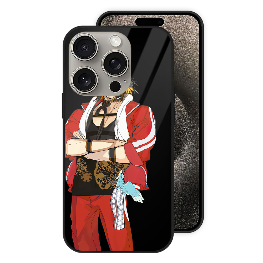 （画像用） 刀剣乱舞 Touken Ranbu 【iPhone15Pro対応】スマホケース 耐衝撃＆黄変防止 背面ガラス