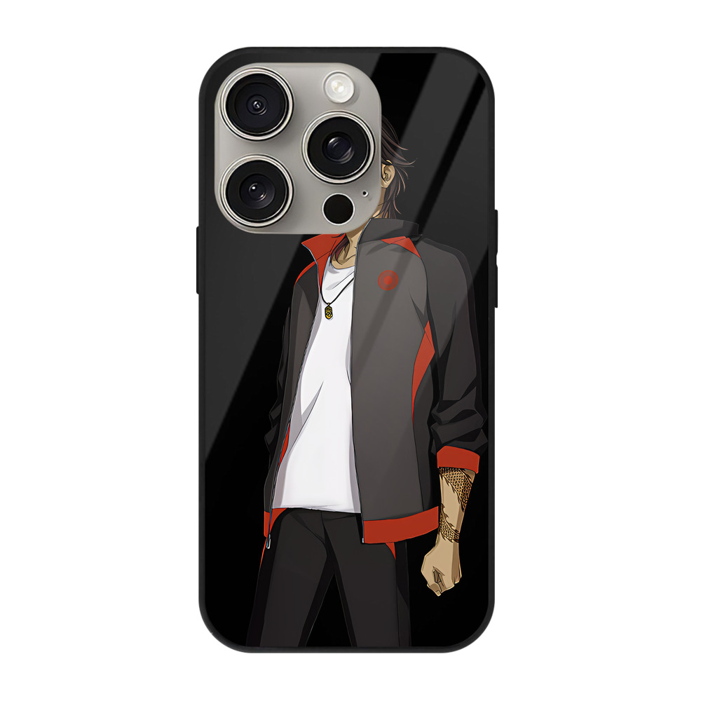 （画像用） 刀剣乱舞 Touken Ranbu 【iPhone15Pro対応】スマホケース 耐衝撃＆黄変防止 背面ガラス