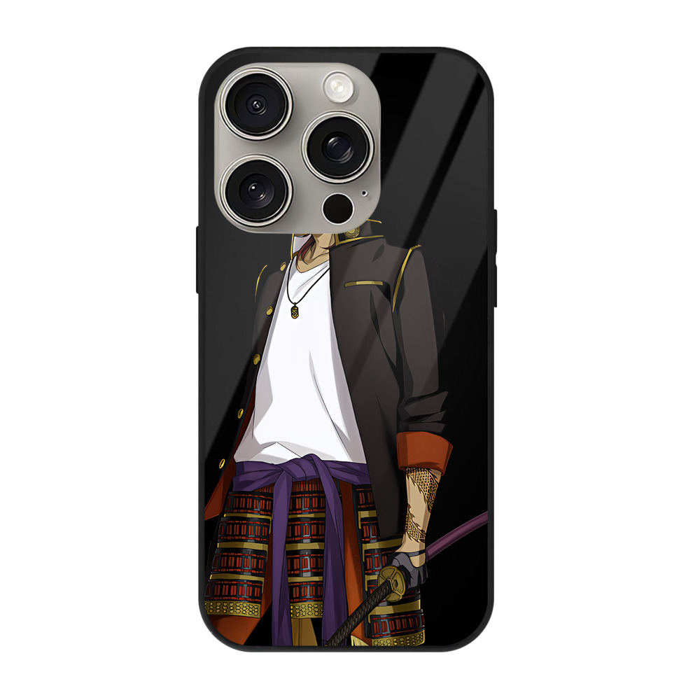 （画像用） 刀剣乱舞 Touken Ranbu 【iPhone15Pro対応】スマホケース 耐衝撃＆黄変防止 背面ガラス