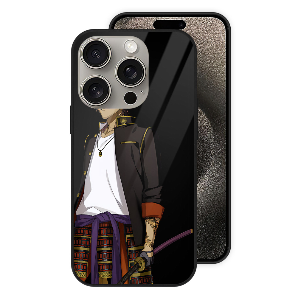 （画像用） 刀剣乱舞 Touken Ranbu 【iPhone15Pro対応】スマホケース 耐衝撃＆黄変防止 背面ガラス