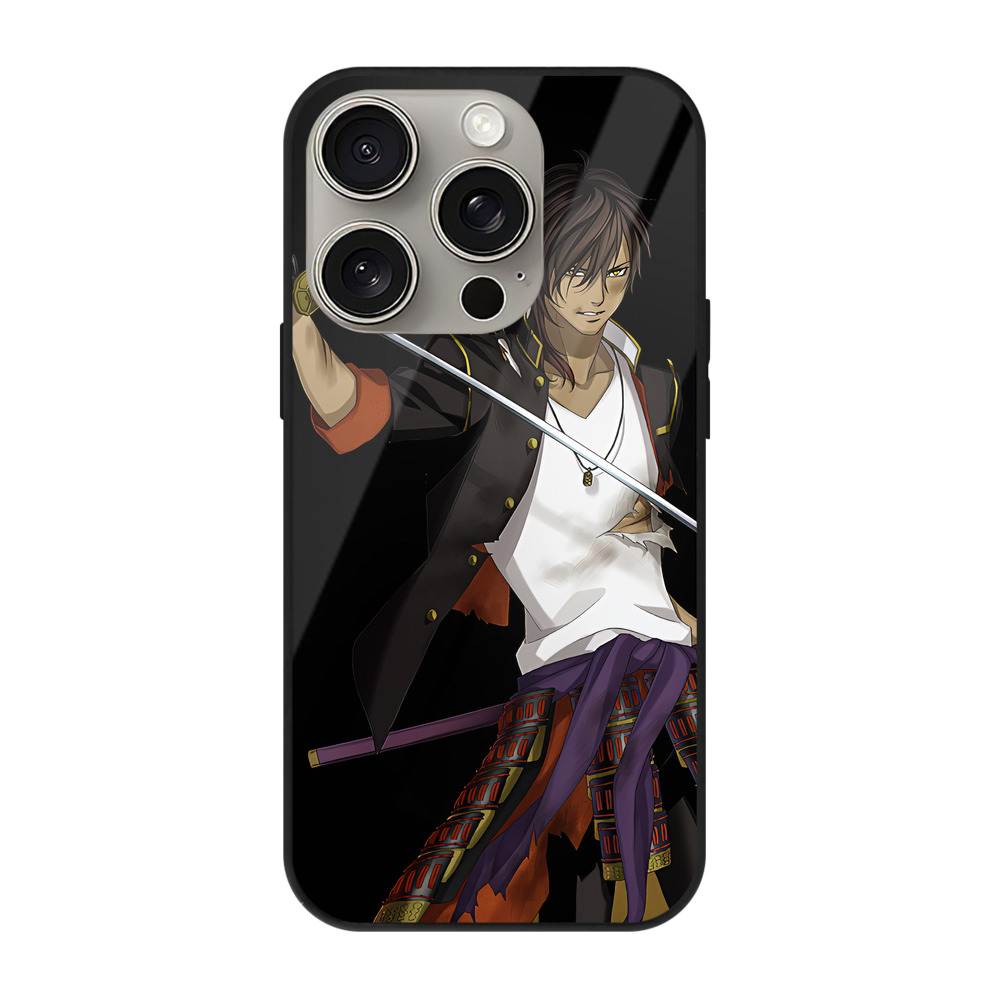 （画像用） 刀剣乱舞 Touken Ranbu 【iPhone15Pro対応】スマホケース 耐衝撃＆黄変防止 背面ガラス