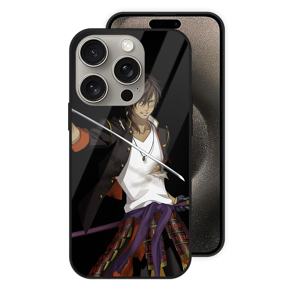 （画像用） 刀剣乱舞 Touken Ranbu 【iPhone15Pro対応】スマホケース 耐衝撃＆黄変防止 背面ガラス