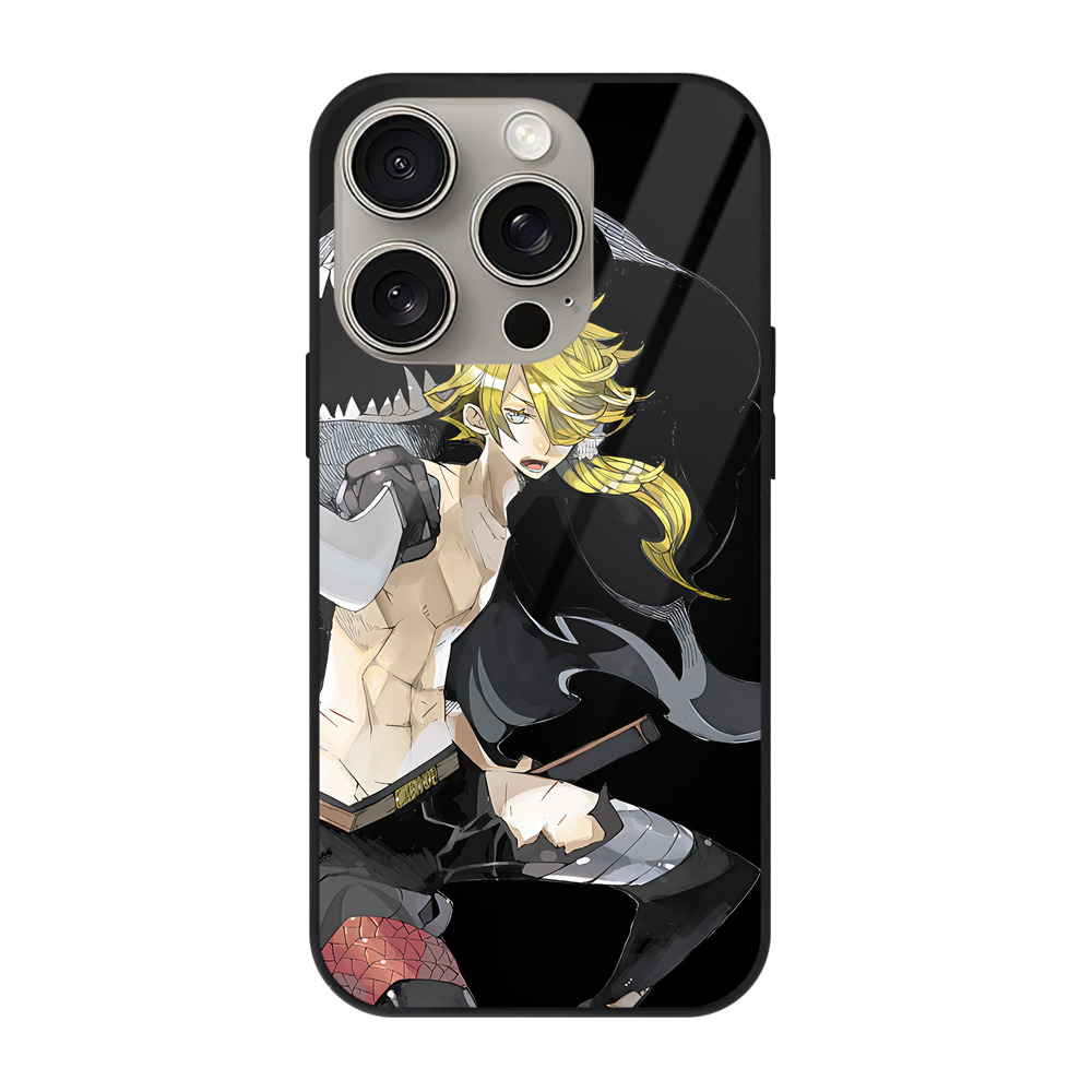 （画像用） 刀剣乱舞 Touken Ranbu 【iPhone15Pro対応】スマホケース 耐衝撃＆黄変防止 背面ガラス