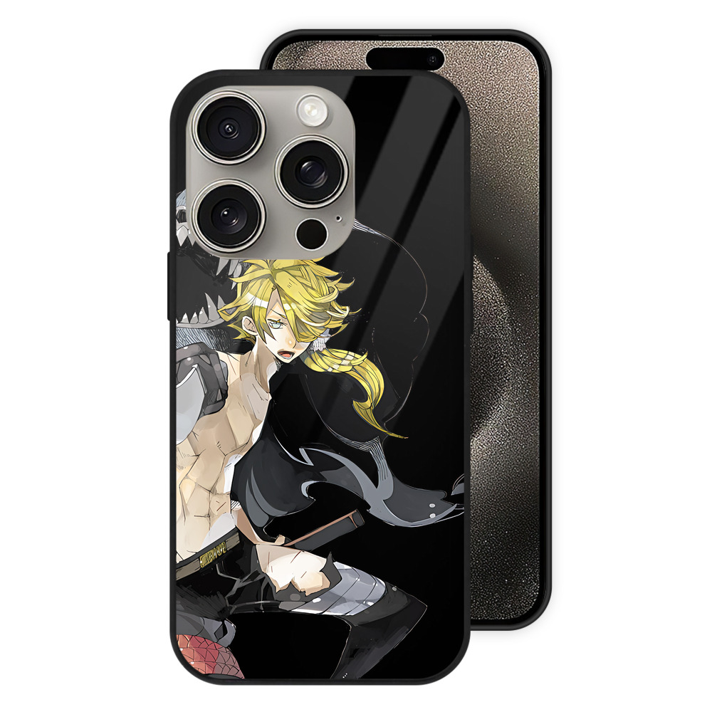 （画像用） 刀剣乱舞 Touken Ranbu 【iPhone15Pro対応】スマホケース 耐衝撃＆黄変防止 背面ガラス