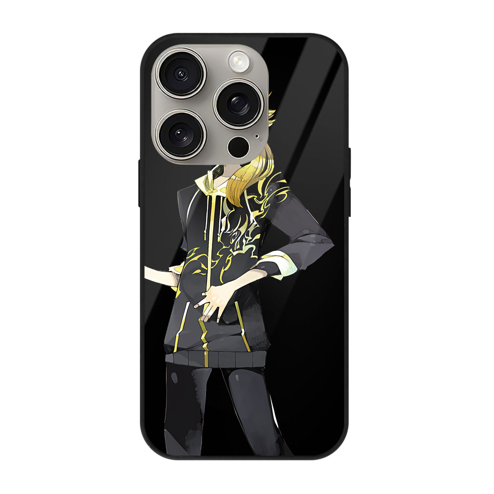 （画像用） 刀剣乱舞 Touken Ranbu 【iPhone15Pro対応】スマホケース 耐衝撃＆黄変防止 背面ガラス