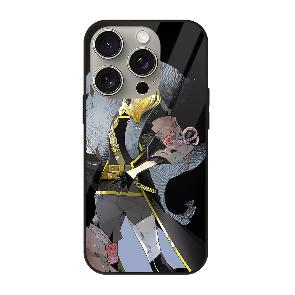 （画像用） 刀剣乱舞 Touken Ranbu 【iPhone15Pro対応】スマホケース 耐衝撃＆黄変防止 背面ガラス