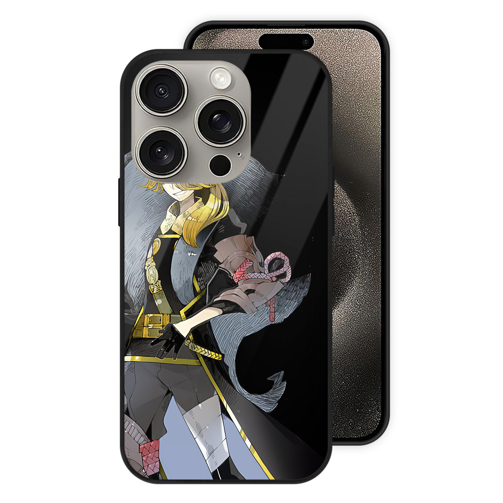 （画像用） 刀剣乱舞 Touken Ranbu 【iPhone15Pro対応】スマホケース 耐衝撃＆黄変防止 背面ガラス