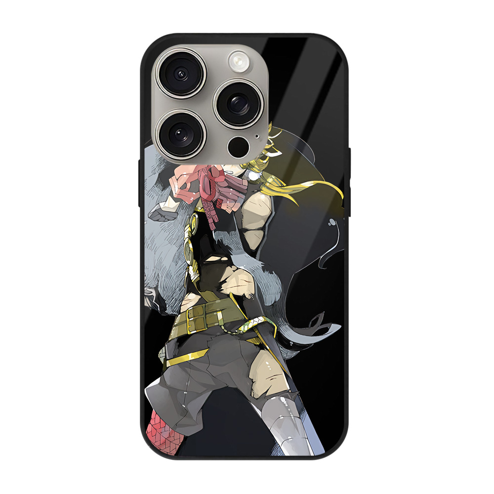 （画像用） 刀剣乱舞 Touken Ranbu 【iPhone15Pro対応】スマホケース 耐衝撃＆黄変防止 背面ガラス