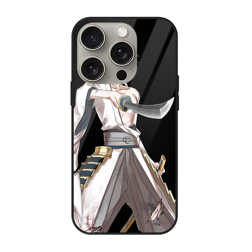 （画像用） 刀剣乱舞 Touken Ranbu 【iPhone15Pro対応】スマホケース 耐衝撃＆黄変防止 背面ガラス
