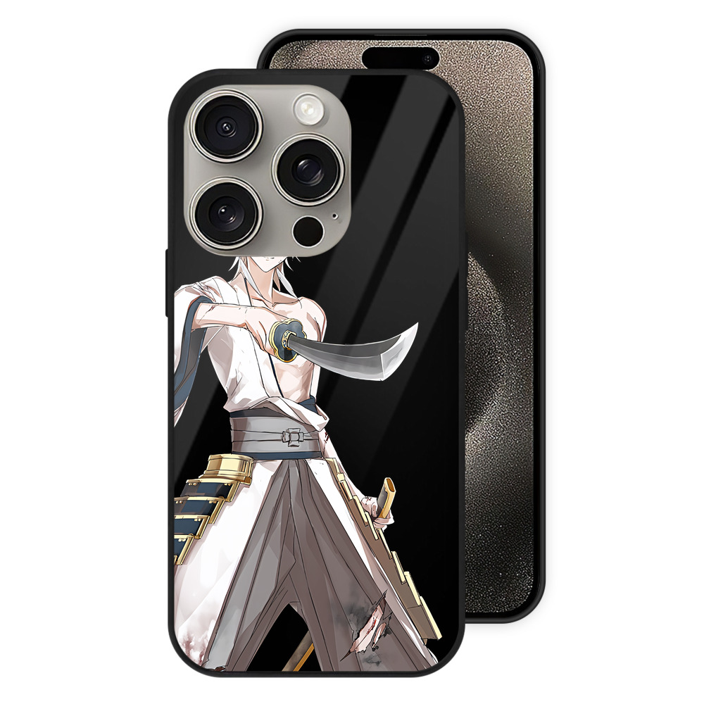 （画像用） 刀剣乱舞 Touken Ranbu 【iPhone15Pro対応】スマホケース 耐衝撃＆黄変防止 背面ガラス