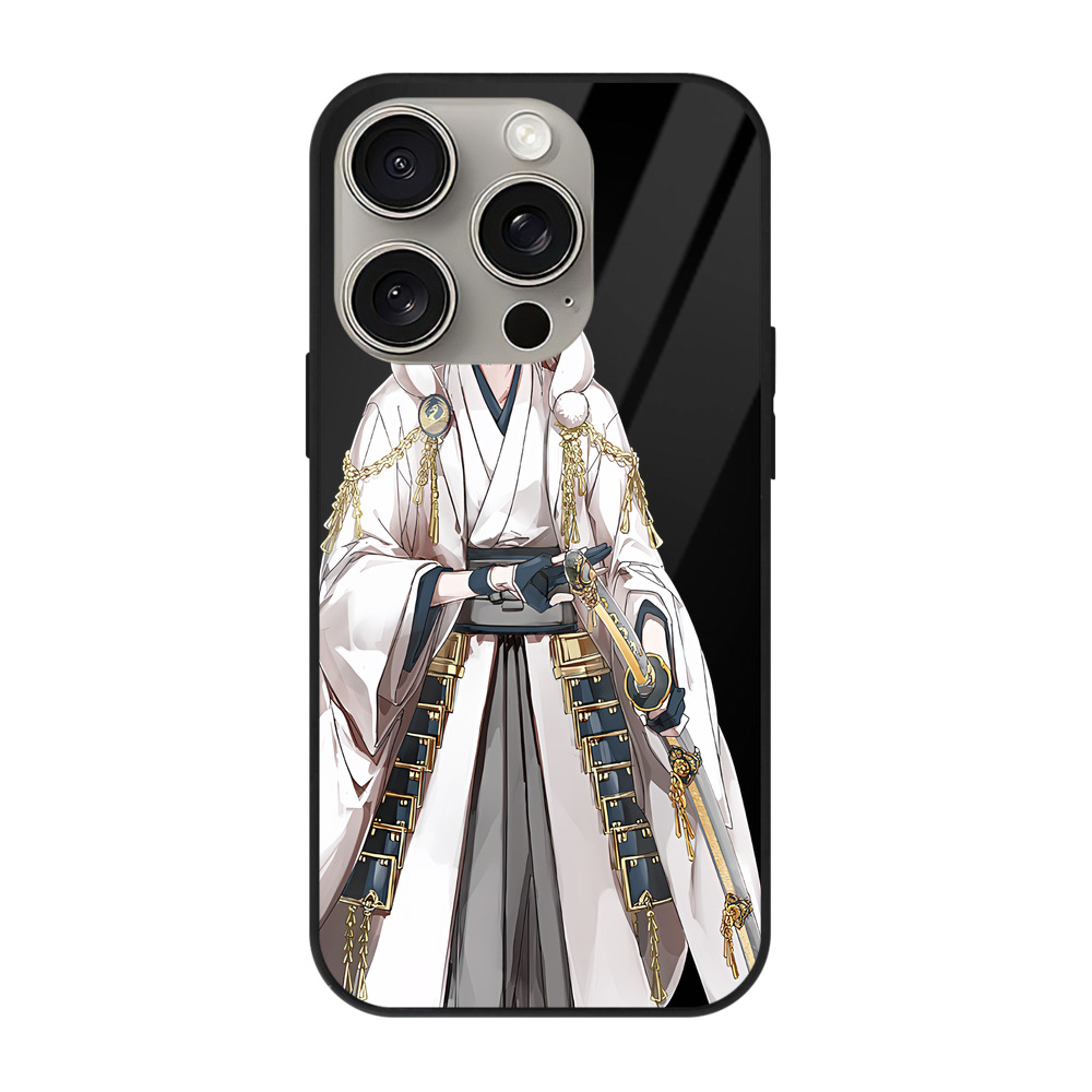 （画像用） 刀剣乱舞 Touken Ranbu 【iPhone15Pro対応】スマホケース 耐衝撃＆黄変防止 背面ガラス