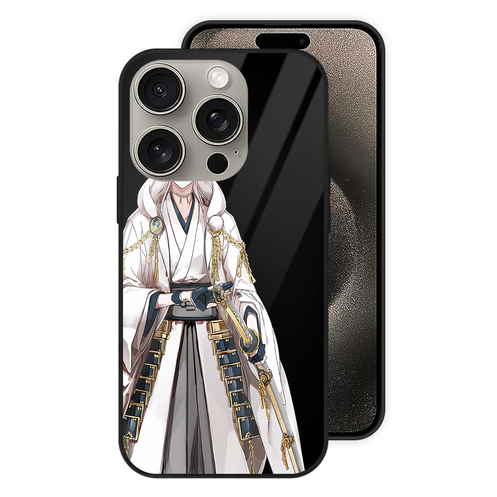 （画像用） 刀剣乱舞 Touken Ranbu 【iPhone15Pro対応】スマホケース 耐衝撃＆黄変防止 背面ガラス