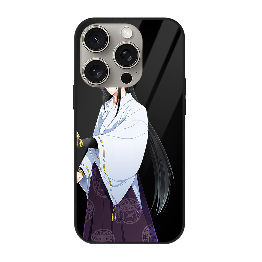 （画像用） 刀剣乱舞 Touken Ranbu 【iPhone15Pro対応】スマホケース 耐衝撃＆黄変防止 背面ガラス