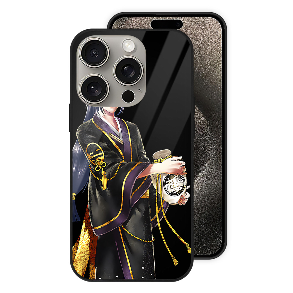 （画像用） 刀剣乱舞 Touken Ranbu 【iPhone15Pro対応】スマホケース 耐衝撃＆黄変防止 背面ガラス