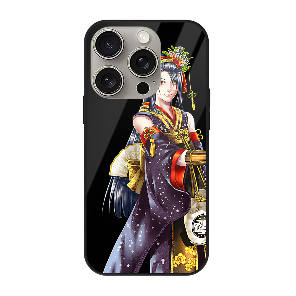 （画像用） 刀剣乱舞 Touken Ranbu 【iPhone15Pro対応】スマホケース 耐衝撃＆黄変防止 背面ガラス