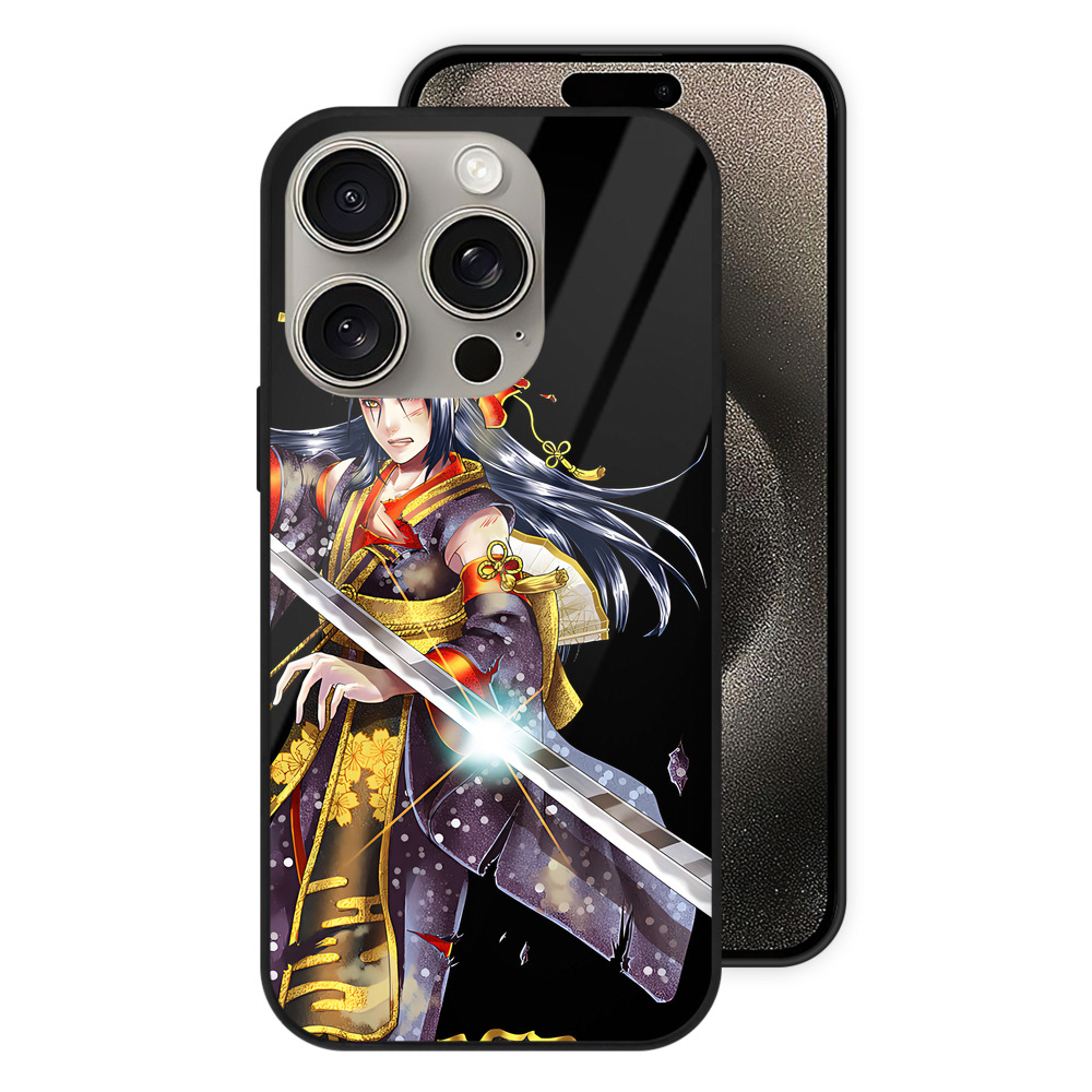 （画像用） 刀剣乱舞 Touken Ranbu 【iPhone15Pro対応】スマホケース 耐衝撃＆黄変防止 背面ガラス