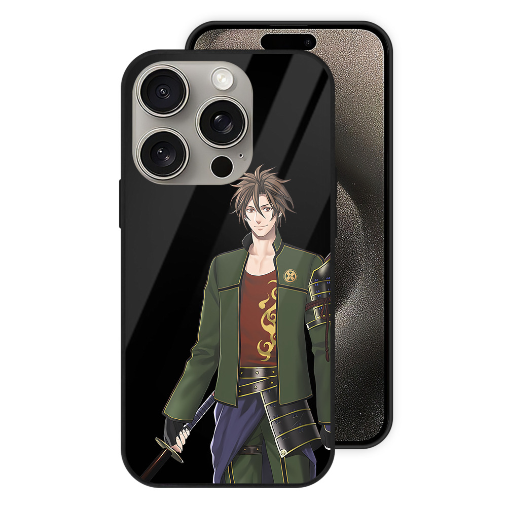 （画像用） 刀剣乱舞 Touken Ranbu 【iPhone15Pro対応】スマホケース 耐衝撃＆黄変防止 背面ガラス