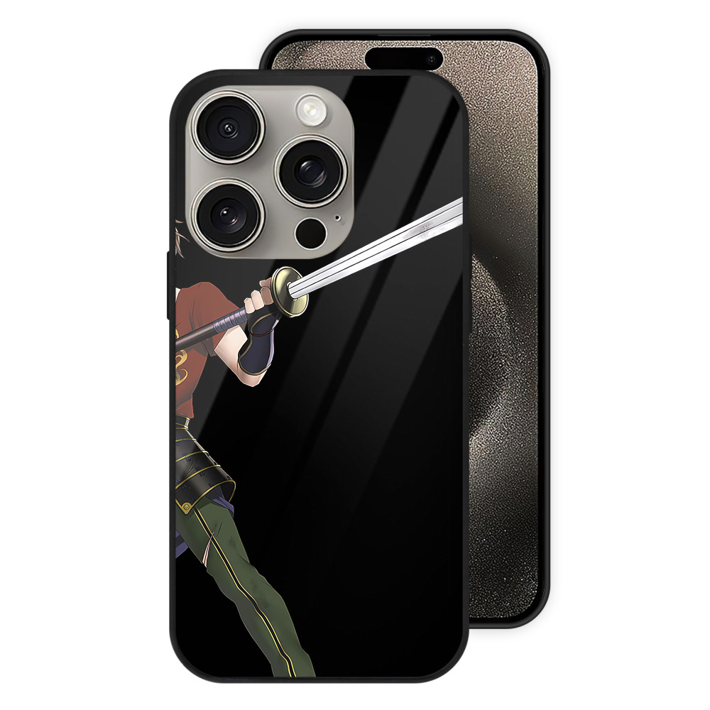 （画像用） 刀剣乱舞 Touken Ranbu 【iPhone15Pro対応】スマホケース 耐衝撃＆黄変防止 背面ガラス