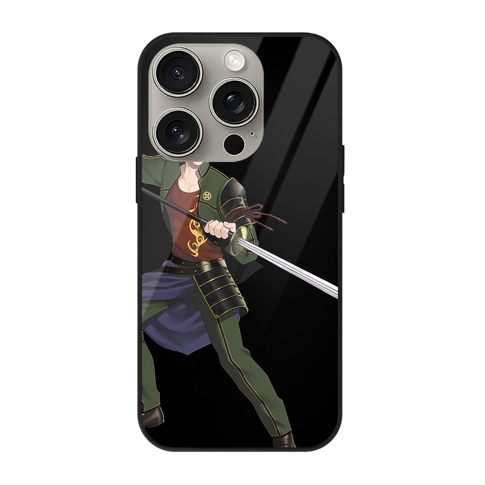 （画像用） 刀剣乱舞 Touken Ranbu 【iPhone15Pro対応】スマホケース 耐衝撃＆黄変防止 背面ガラス