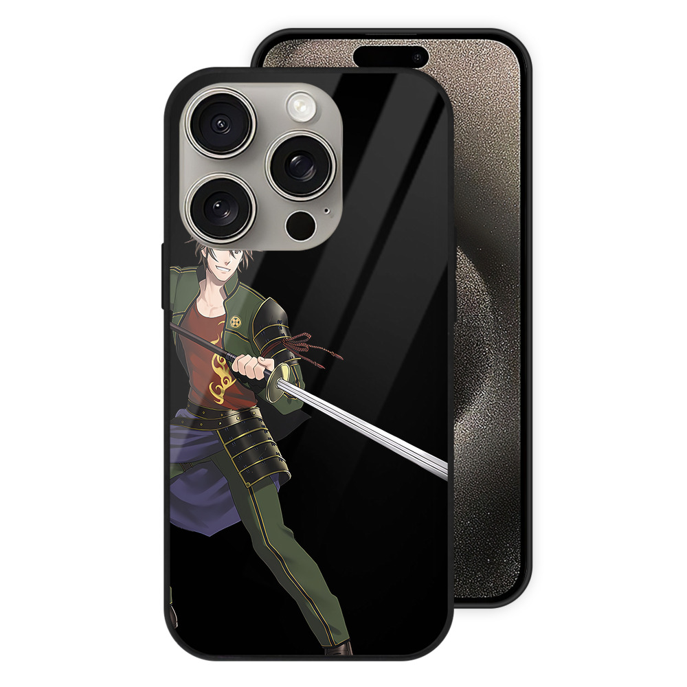 （画像用） 刀剣乱舞 Touken Ranbu 【iPhone15Pro対応】スマホケース 耐衝撃＆黄変防止 背面ガラス