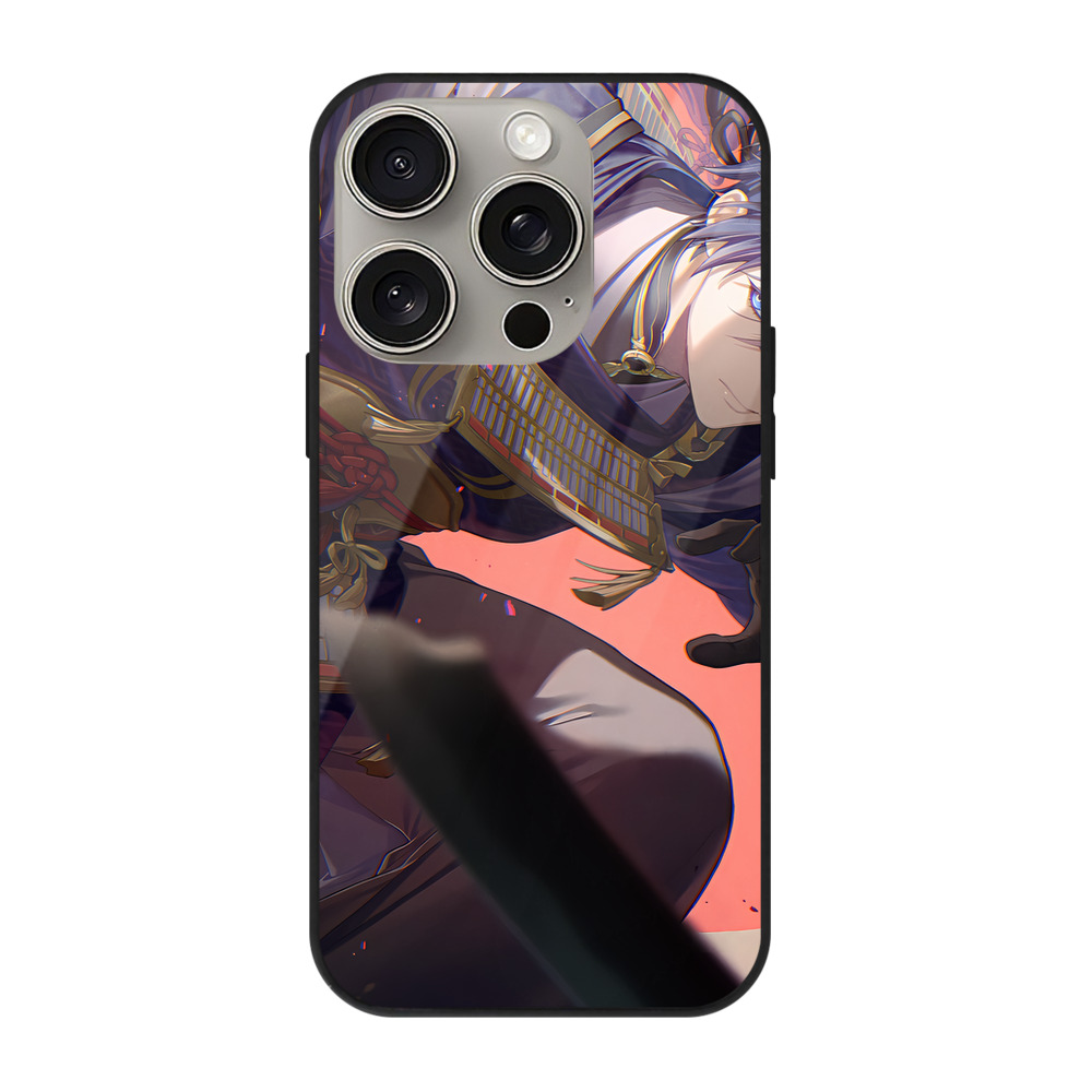 （画像用） 刀剣乱舞 Touken Ranbu 【iPhone15Pro対応】スマホケース 耐衝撃＆黄変防止 背面ガラス