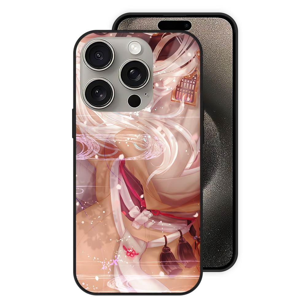 （画像用） 刀剣乱舞 Touken Ranbu 【iPhone15Pro対応】スマホケース 耐衝撃＆黄変防止 背面ガラス