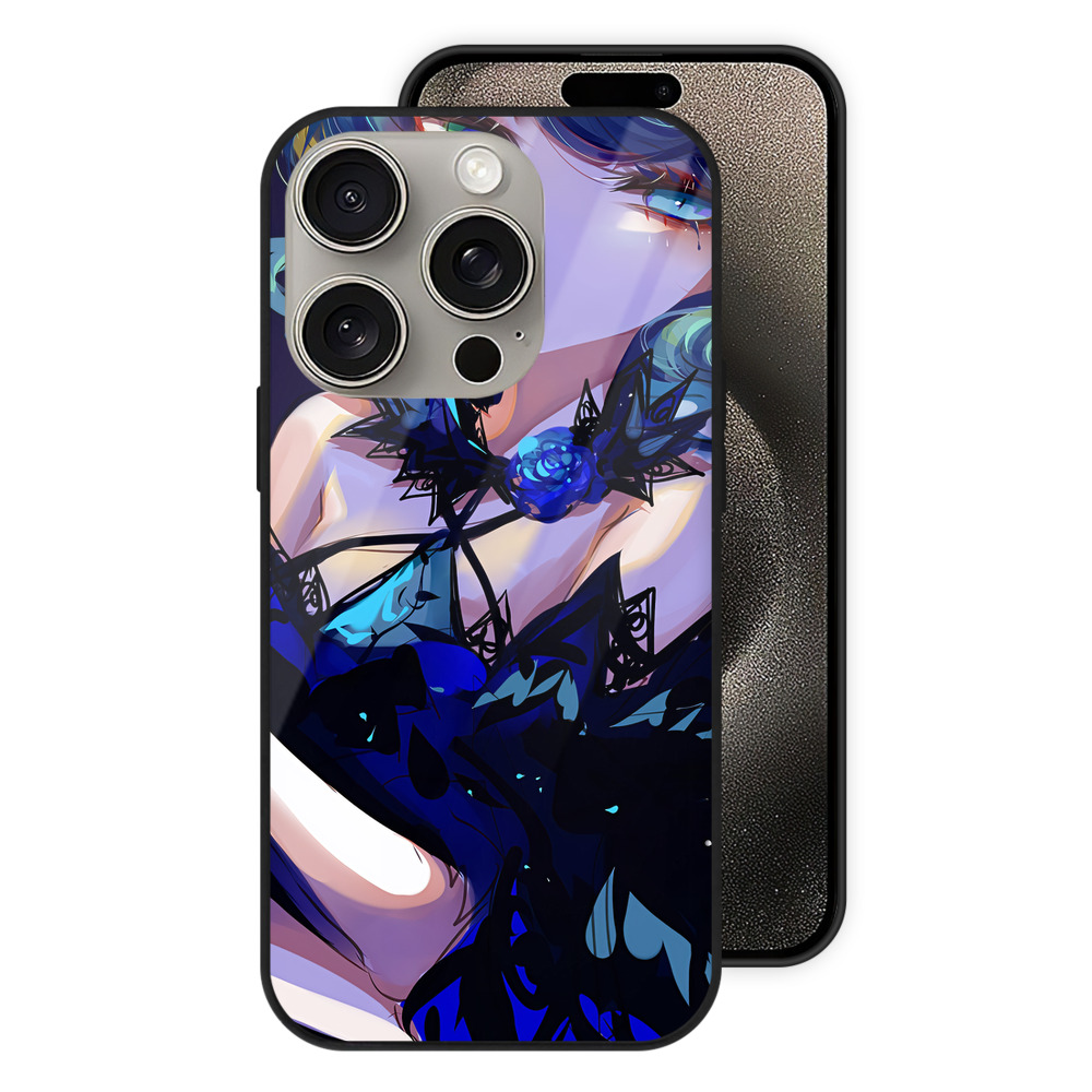 （画像用） 刀剣乱舞 Touken Ranbu 【iPhone15Pro対応】スマホケース 耐衝撃＆黄変防止 背面ガラス