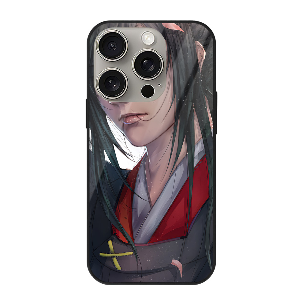 （画像用） 刀剣乱舞 Touken Ranbu 【iPhone15Pro対応】スマホケース 耐衝撃＆黄変防止 背面ガラス