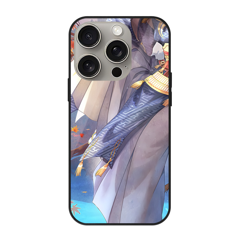 （画像用） 刀剣乱舞 Touken Ranbu 【iPhone15Pro対応】スマホケース 耐衝撃＆黄変防止 背面ガラス