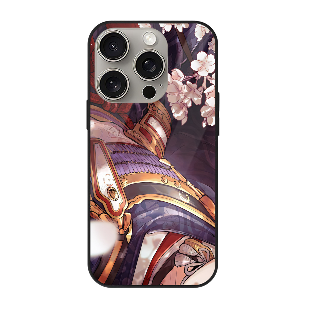 （画像用） 刀剣乱舞 Touken Ranbu 【iPhone15Pro対応】スマホケース 耐衝撃＆黄変防止 背面ガラス