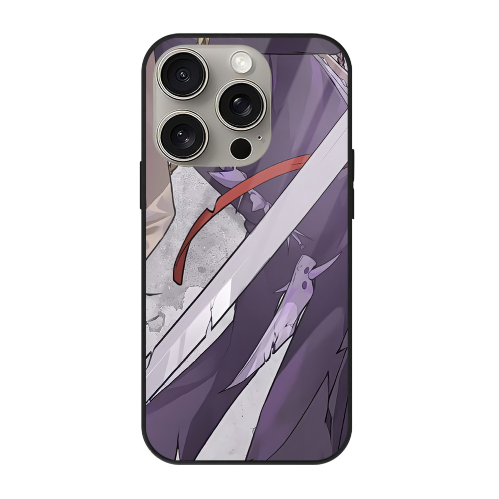 （画像用） 刀剣乱舞 Touken Ranbu 【iPhone15Pro対応】スマホケース 耐衝撃＆黄変防止 背面ガラス