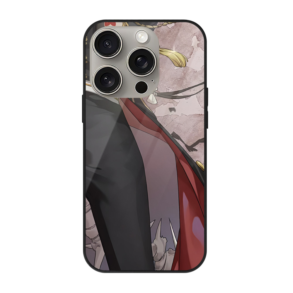 （画像用） 刀剣乱舞 Touken Ranbu 【iPhone15Pro対応】スマホケース 耐衝撃＆黄変防止 背面ガラス