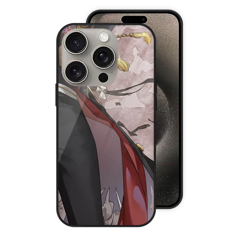 （画像用） 刀剣乱舞 Touken Ranbu 【iPhone15Pro対応】スマホケース 耐衝撃＆黄変防止 背面ガラス